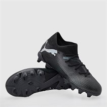 Puma Junior Boys Future 7 Match FG/AG Firm/Artificial Ground Football Boots Puma Black/Puma White