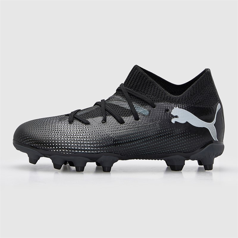Puma Junior Boys Future 7 Match FG/AG Firm/Artificial Ground Football Boots Puma Black/Puma White