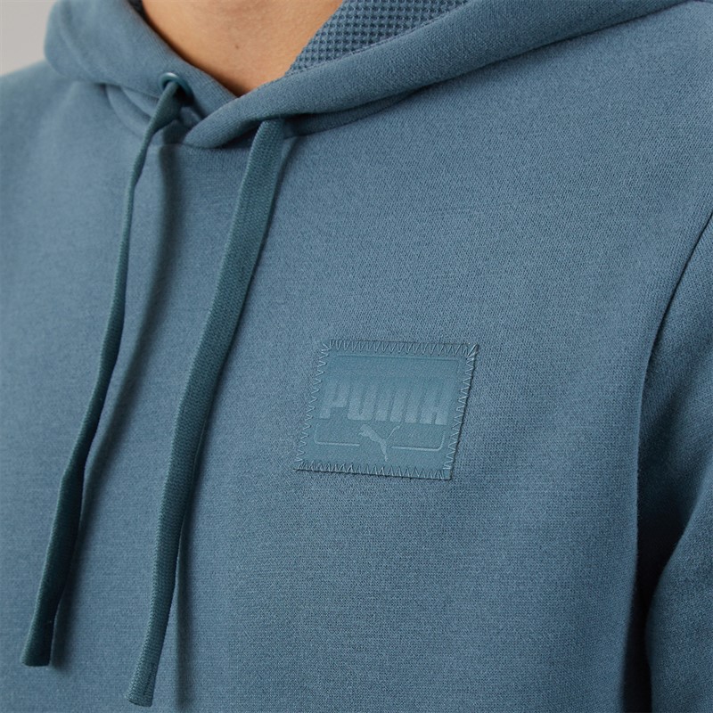 Puma Mens Premium Basics Hoodie Gray Skies
