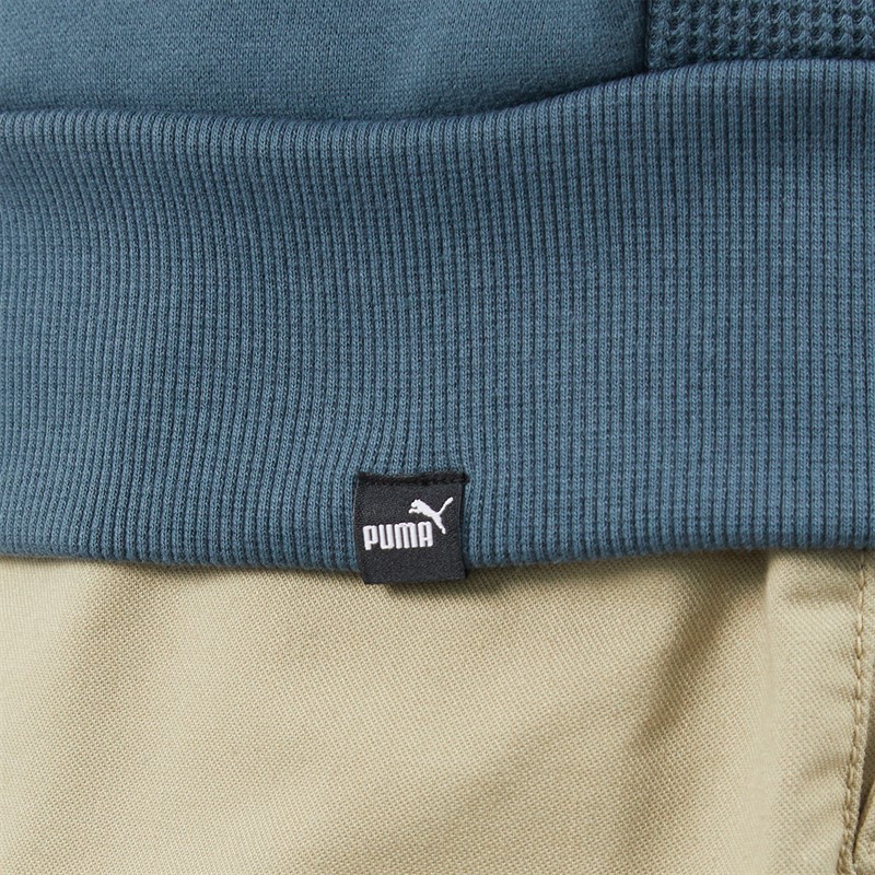Puma Mens Premium Basics Hoodie Gray Skies