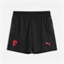 Puma Junior Boys ACM AC Milan Training Shorts Puma Black/For All Time Red