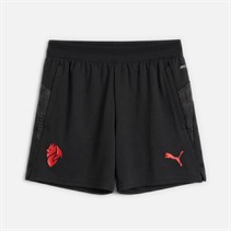Puma Junior Boys ACM AC Milan Training Shorts Puma Black/For All Time Red