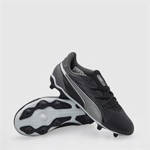 Puma Junior Boys King Match FG/AG Firm/Artificial Ground Football Boots Puma Black/Puma White