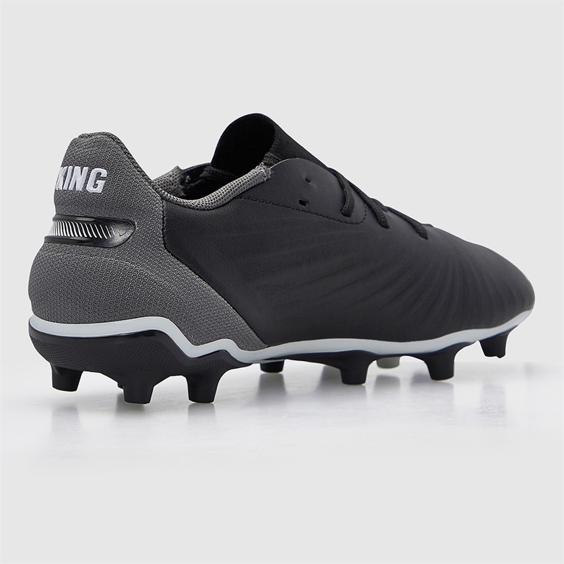 Puma Junior Boys King Match FG/AG Firm/Artificial Ground Football Boots Puma Black/Puma White