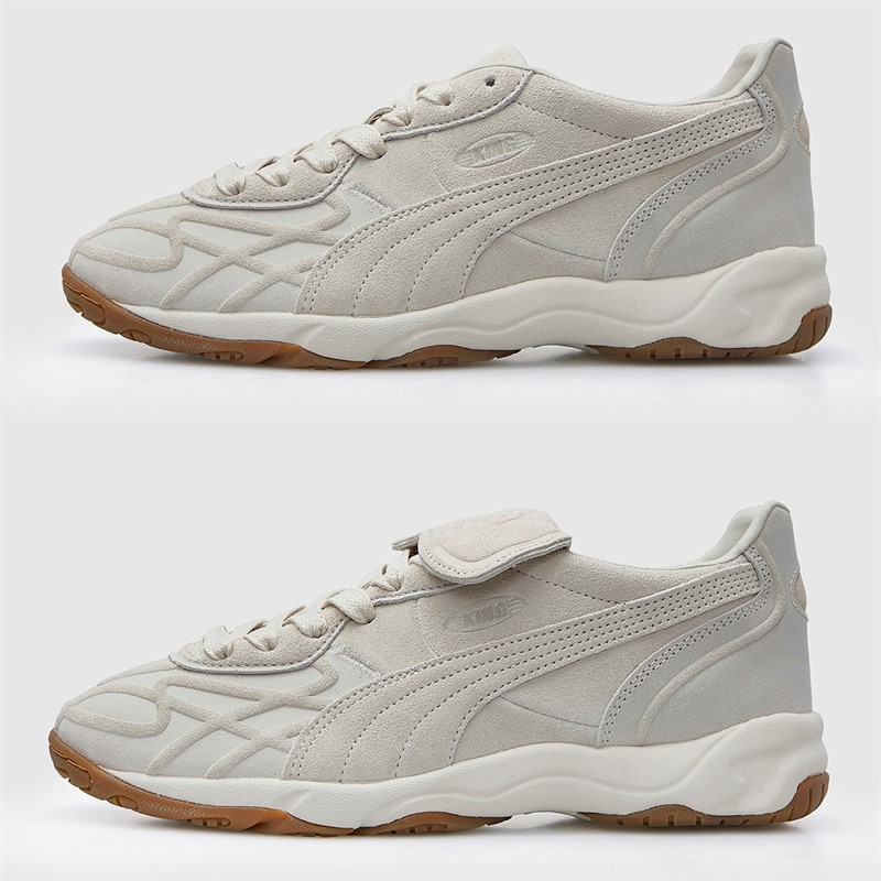 Puma Mens King Indoor Clean Trainers Alpine Snow
