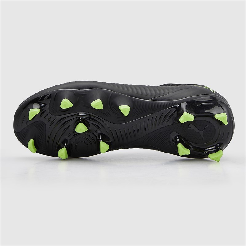 Puma Junior Boys Future 8 Pro FG/AG Firm/Artificial Ground Football Boots Black/Fizzy Light/Green
