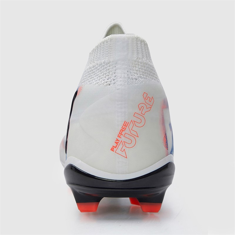 Puma Womens Future 8 Pro FG/AG Firm/Artificial Ground Football Boots White/Puma Black/Glowing Red