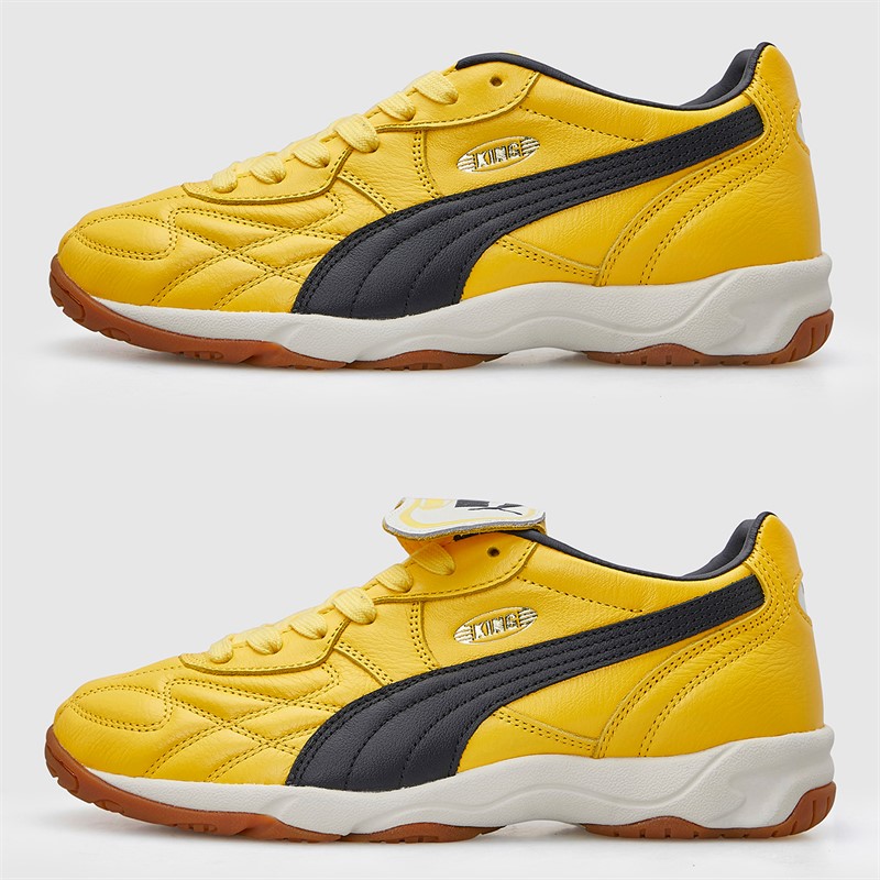 Puma Mens King Indoor Trainers Sunny Yellow/Puma Black