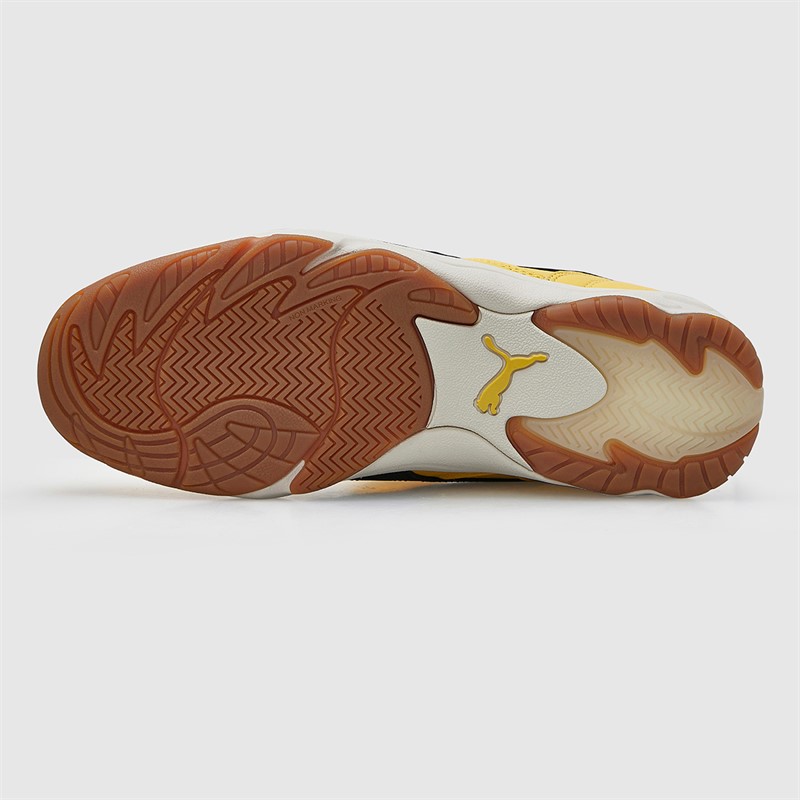 Puma Mens King Indoor Trainers Sunny Yellow/Puma Black