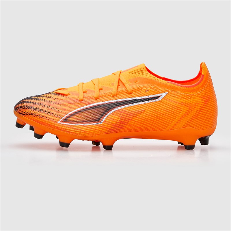 Puma Mens Ultra 6 Match FG/AG Firm/Artificial Ground Football Boots Heat Fire/Black/Glowing Red