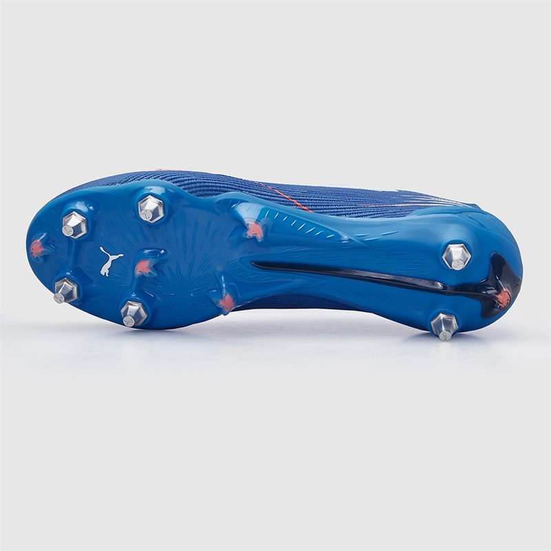 Puma Mens Ultra 6 Ultimate FG Firm Ground Football Boots Ultra Blue/White/Glowing Red