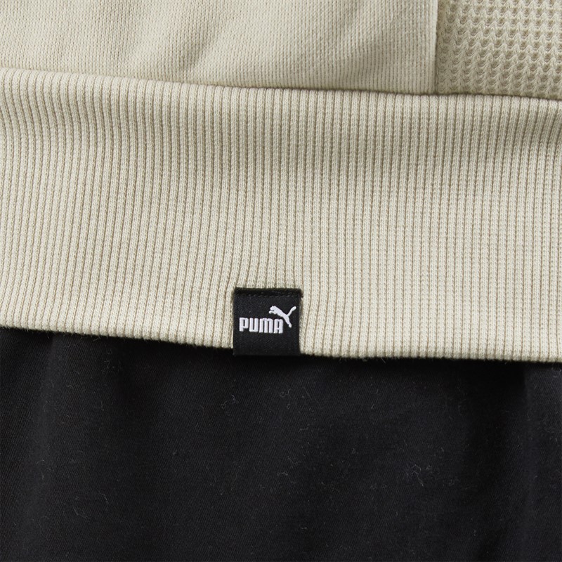 Puma Mens Premium Basics Hoodie Desert Dust