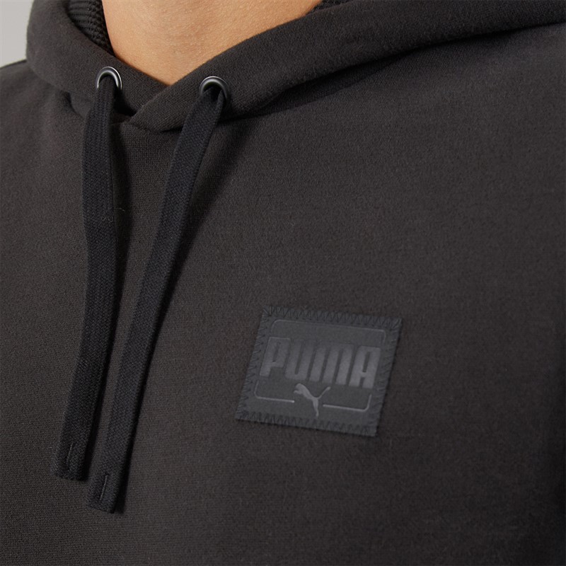 Puma Mens Premium Basics Hoodie Puma Black