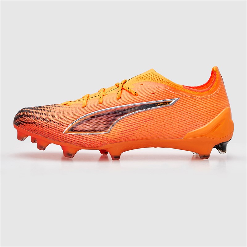 Puma Mens Ultra 6 Ultimate FG Firm Ground Football Boots Heat Fire/Black/Glowing Red