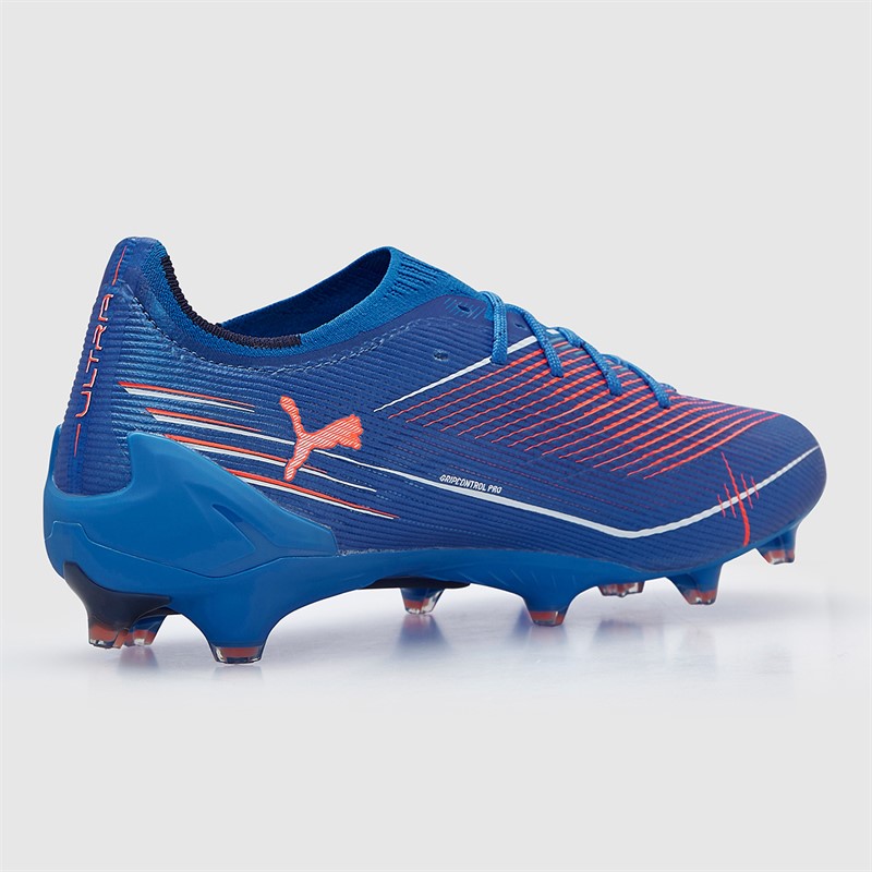 Puma Mens Ultra 6 Ultimate FG Firm Ground Football Boots Ultra Blue/White/Glowing Red