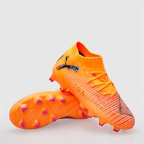 Puma Junior Boys Future 8 Pro FG/AG Firm/Artificial Ground Football Boots Heat Fire/Puma Black/Ravish