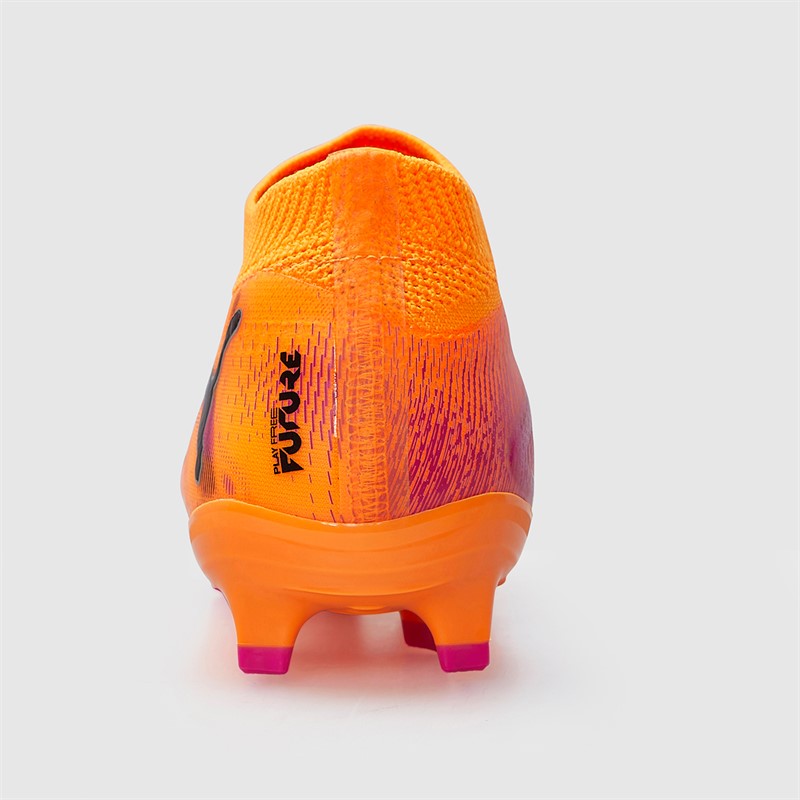 Puma Junior Boys Future 8 Pro FG/AG Firm/Artificial Ground Football Boots Heat Fire/Puma Black/Ravish