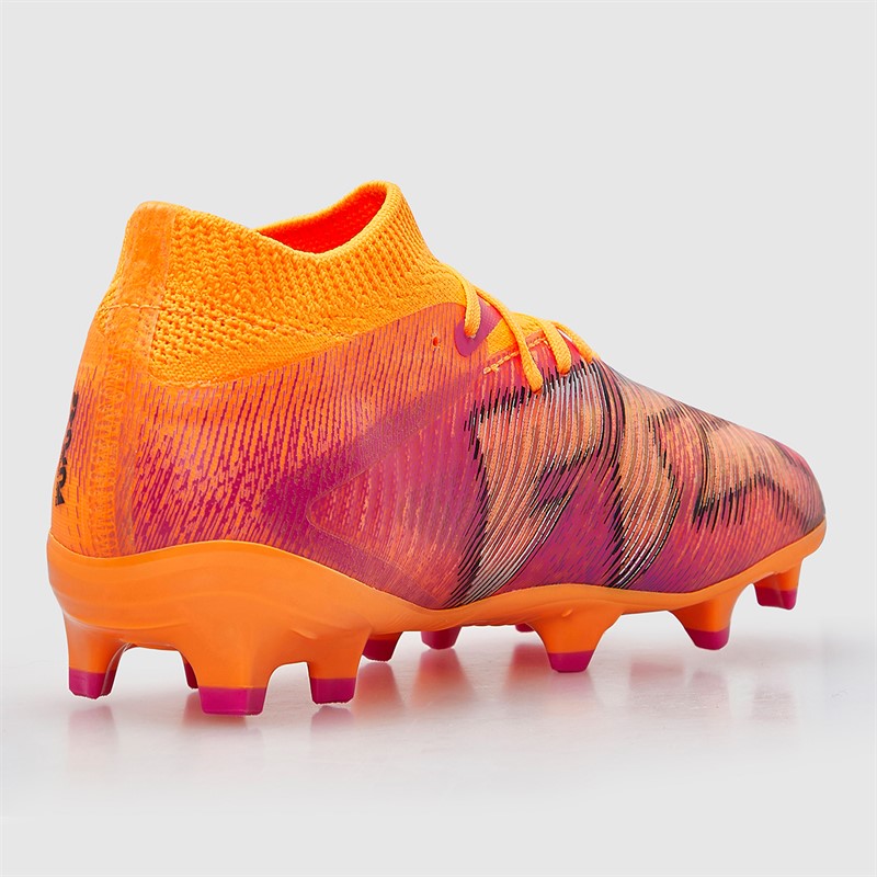 Puma Junior Boys Future 8 Pro FG/AG Firm/Artificial Ground Football Boots Heat Fire/Puma Black/Ravish