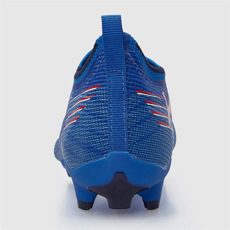 Puma Junior Boys Ultra 6 Pro FG/AG Firm/Artificial Ground Football Boots Ultra Blue/White/Glowing Red