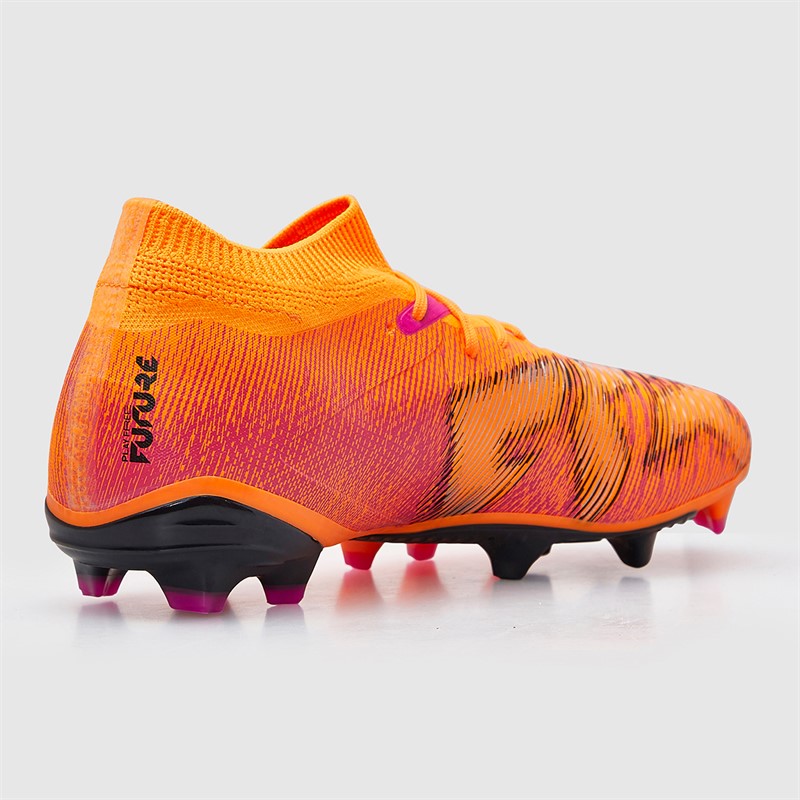 Puma Mens Future 8 Match FG/AG Firm/Artificial Ground Football Boots Heat Fire/Puma Black/Ravish