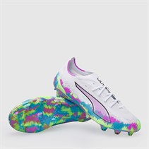 Puma Womens Ultra 6 Ultimate Brilliance FG Firm Ground Football Boots White/Apple/Aqua/Magenta