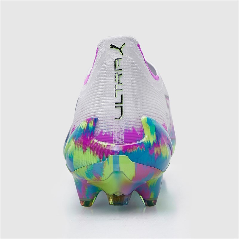 Puma Womens Ultra 6 Ultimate Brilliance FG Firm Ground Football Boots White/Apple/Aqua/Magenta