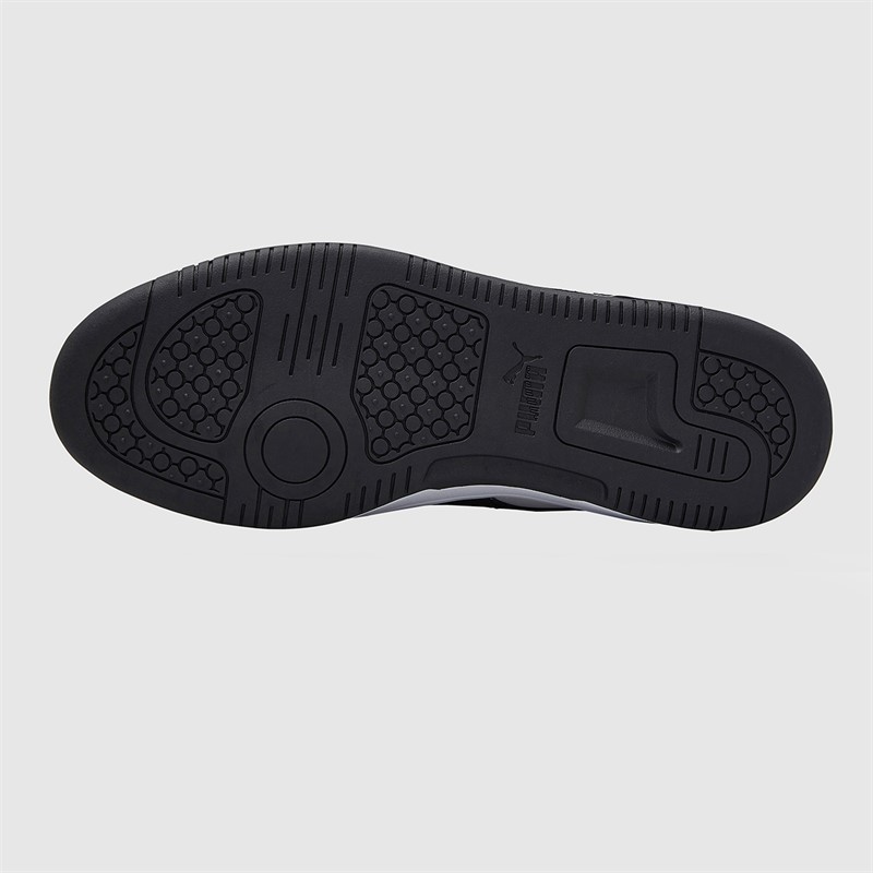 Puma Mens Rebound V6 Low Trainers Puma White/Puma Black/White