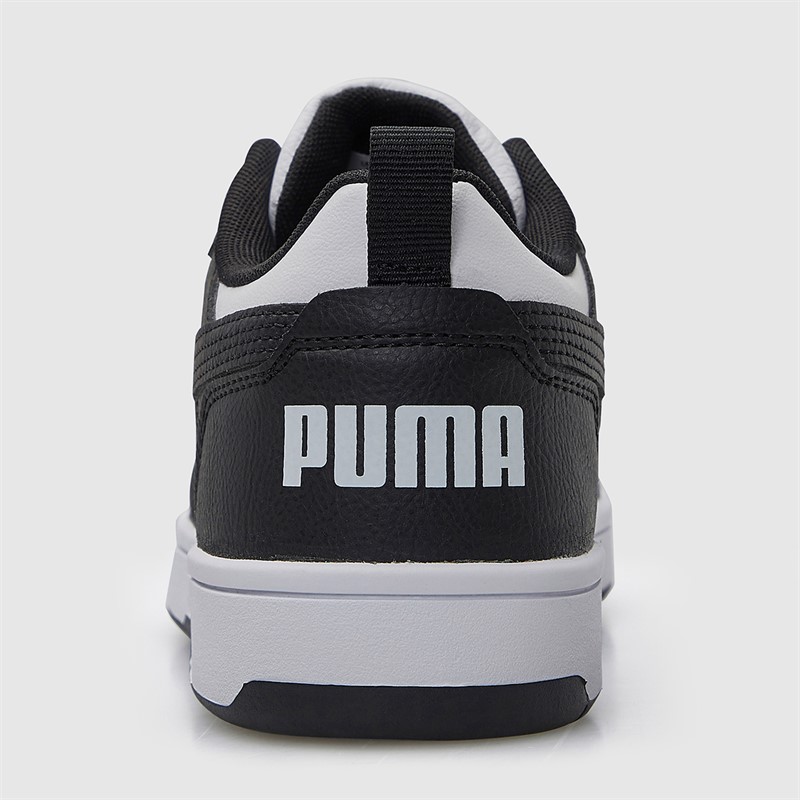 Puma Mens Rebound V6 Low Trainers Puma White/Puma Black/White