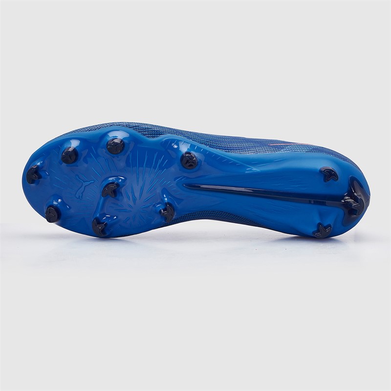 Puma Mens Ultra 6 Match FG/AG Firm/Artificial Ground Football Boots Ultra Blue/White/Glowing Red
