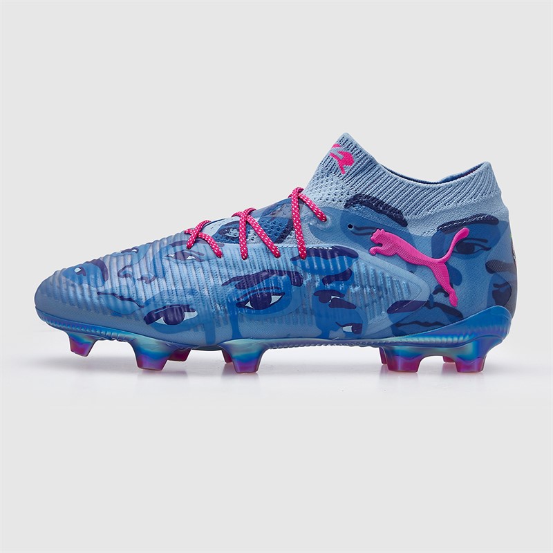 Puma Mens X Kidsuper Future 8 Ultimate FG Firm Ground Football Boots Day Dream/Blue/Lapislazuli