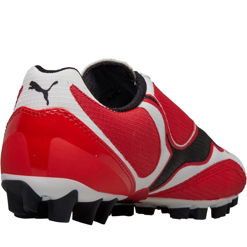 Buy Puma Junior V5.08 GCR HG Football Boots Red/White/Black