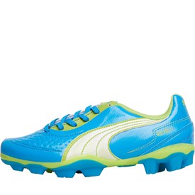 Puma Junior V5.11 R MG Multiple AG Voetbalschoenen Helderblauw