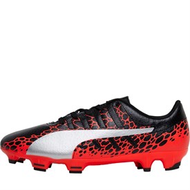 Puma Junior evoPOWER Vigor 4 Grafisch FG Voetbalschoenen Rood/Oranje