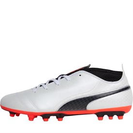 Puma Junior One 17.4 AG Voetbalschoenen Lakwit