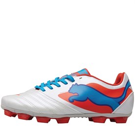 Puma Junior PowerCat 4 R HG Voetbalschoenen Lakwit