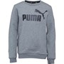 Puma Junior Essentials Logo Crew Sweatshirt Graumeliert