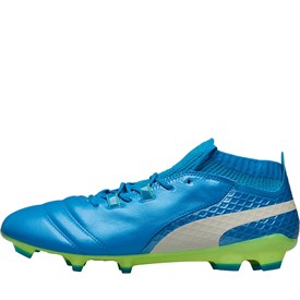 Puma One 17.1 FG Voetbalschoenen Metallic Blauw