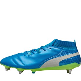 Puma One 17.1 MX SG Voetbalschoenen Metallic Blauw