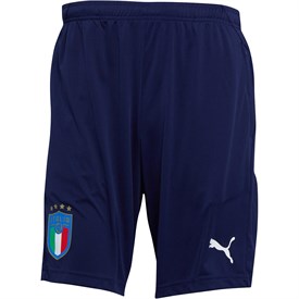 Puma Heren Figc Italy Voetbalshort Marineblauw puma kopen in de aanbieding