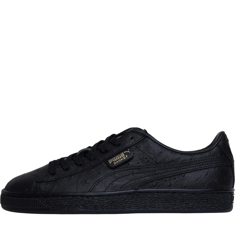 puma basket ostrich sneakers