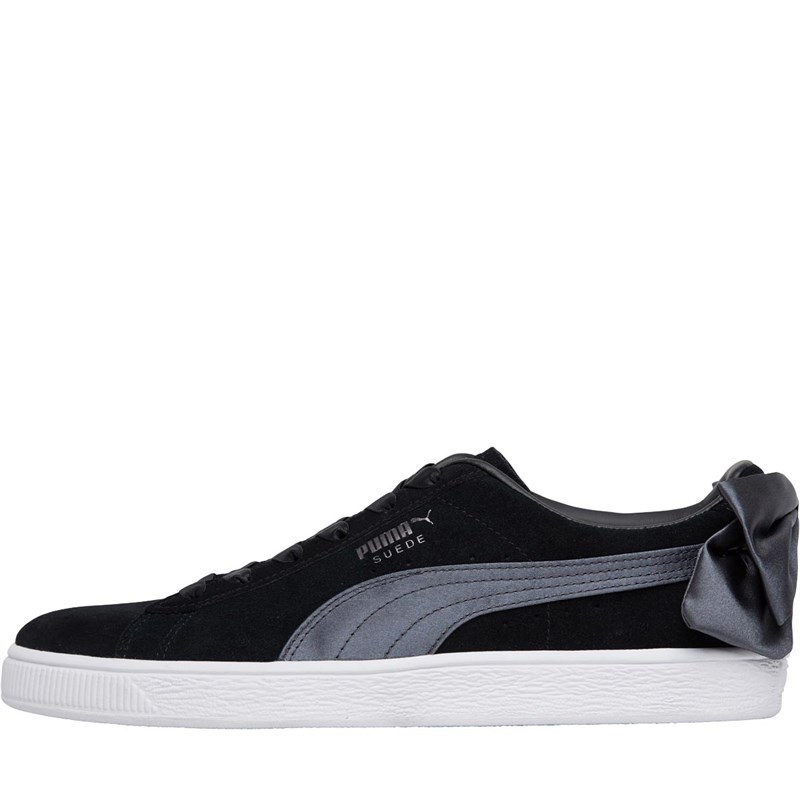puma patent bow trainers