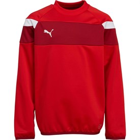 Puma Jongens Spirit Ii Lange Mouwen Top Rood puma kopen in de aanbieding