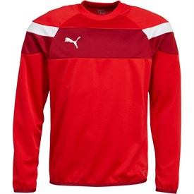Puma Heren Spirit Ii Lange Mouwen Top Knalrood puma kopen in de aanbieding