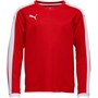 Puma Junior Pitch Long Sleeve Shirt Red/White