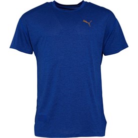 Puma Heren Energy T Shirt Gemeleerd Blauw puma kopen in de aanbieding