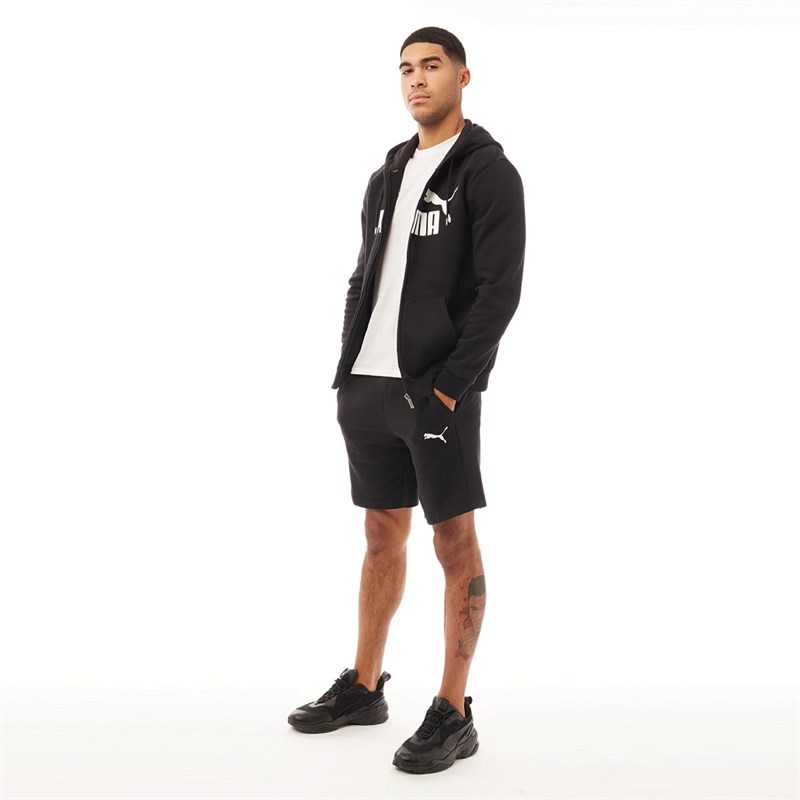 mens puma fleece shorts