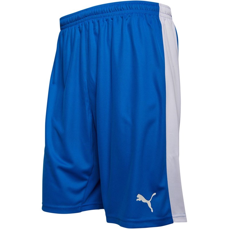 Buy Puma Mens Pitch Football Shorts Royal/White