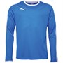 Puma Mens Liga Long Sleeve Jersey Electric Blue Lemonade/White