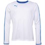 Puma Męskie Liga Top z Dlugim Rekawem Biały