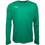 Puma Mens Liga Core Long Sleeve Jersey Pepper Green/Puma White